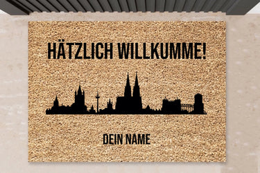 Fußmatte Köln Skyline